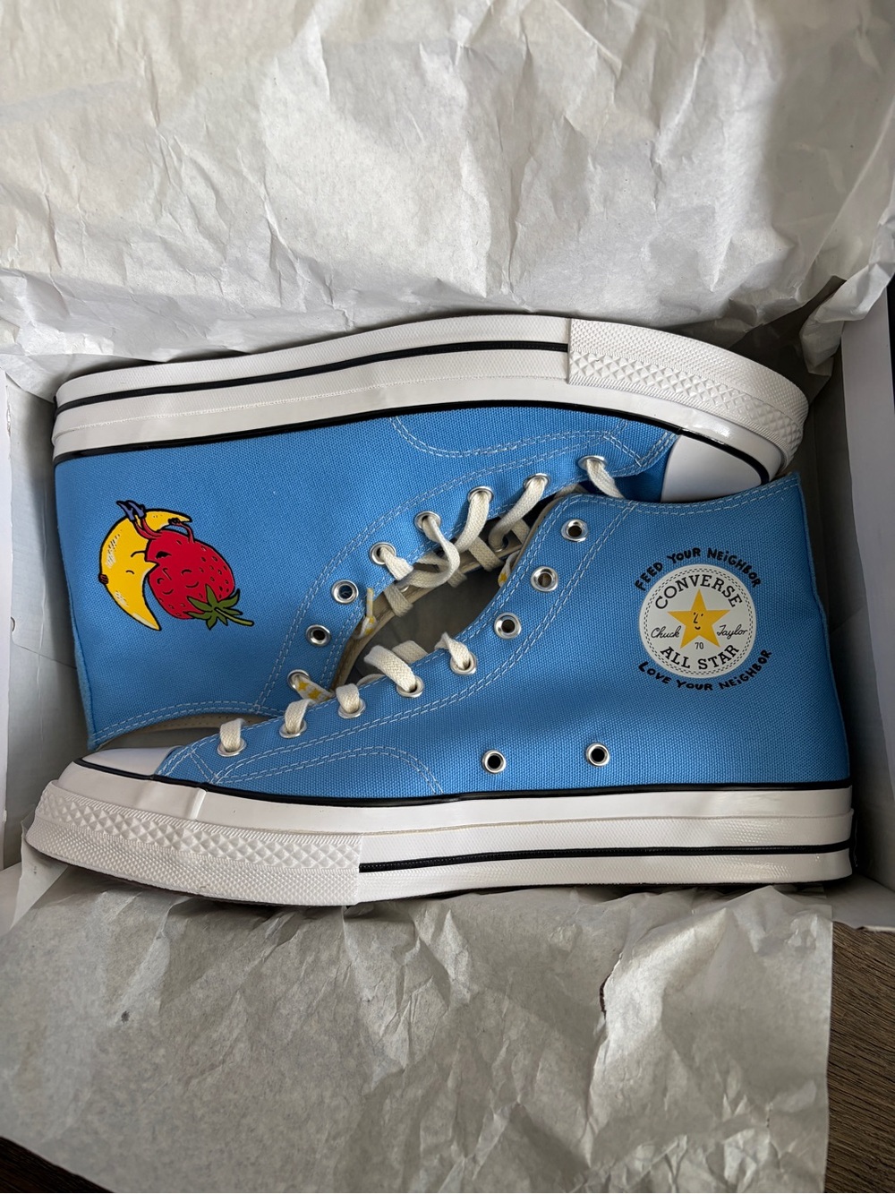 Sky High Farm Workwear X Converse Chuck 70 Hi Mens 12 Strawberry Moon Shoes